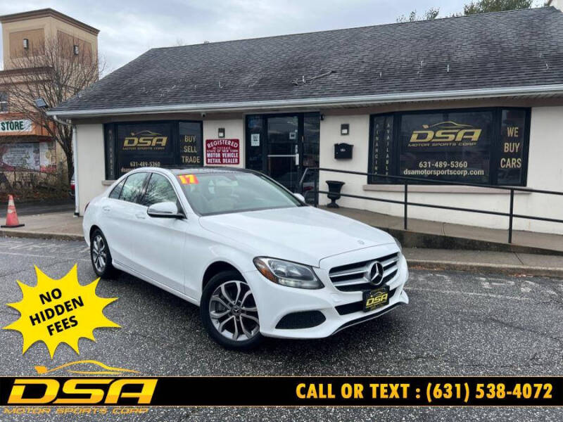 2017 Mercedes-Benz C-Class for sale at DSA Motor Sports Corp in Commack NY