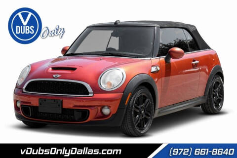 2012 MINI Cooper Convertible for sale at VDUBS ONLY in Plano TX