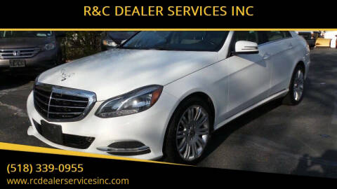 2015 Mercedes-Benz E-Class for sale at R&C DEALER SERVICES INC in Cohoes NY