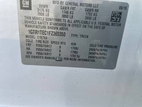 2015 GMC Sierra 1500