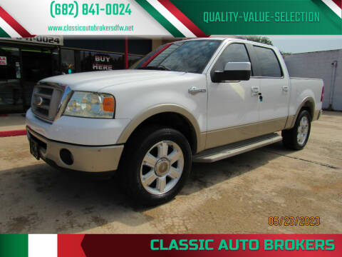 2008 Ford F-150 for sale at Classic Auto Brokers in Haltom City TX