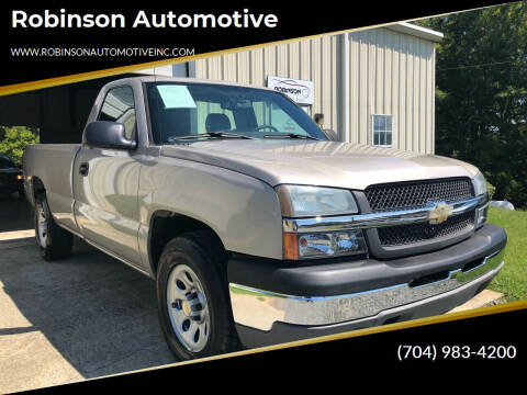 2005 Chevrolet Silverado 1500 for sale at Robinson Automotive in Albemarle NC