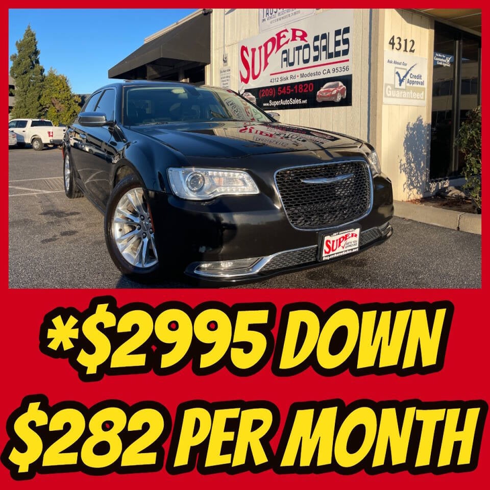 2016 Chrysler 300 for sale at Super Auto Sales Modesto in Modesto, CA