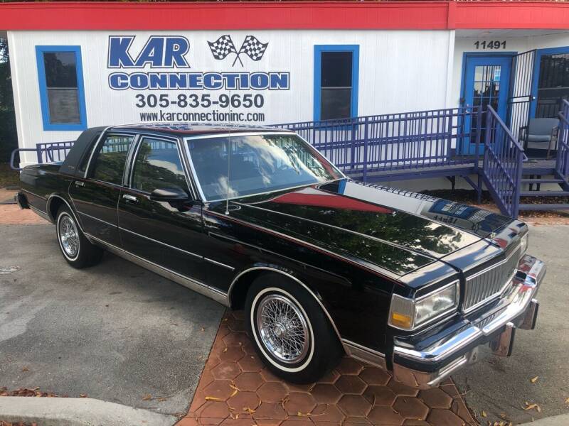 1988 Chevrolet Caprice for sale at Kar Connection in Miami FL