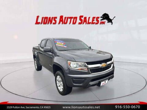 2016 Chevrolet Colorado for sale at LIONS AUTO SALES in Sacramento CA