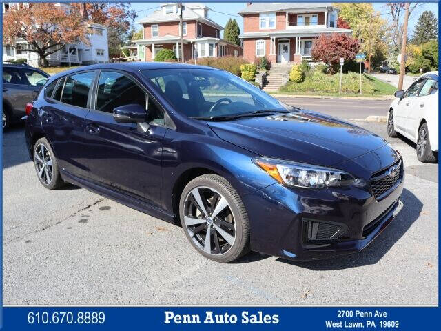 2019 Subaru Impreza for sale at Penn Auto Sales in West Lawn PA