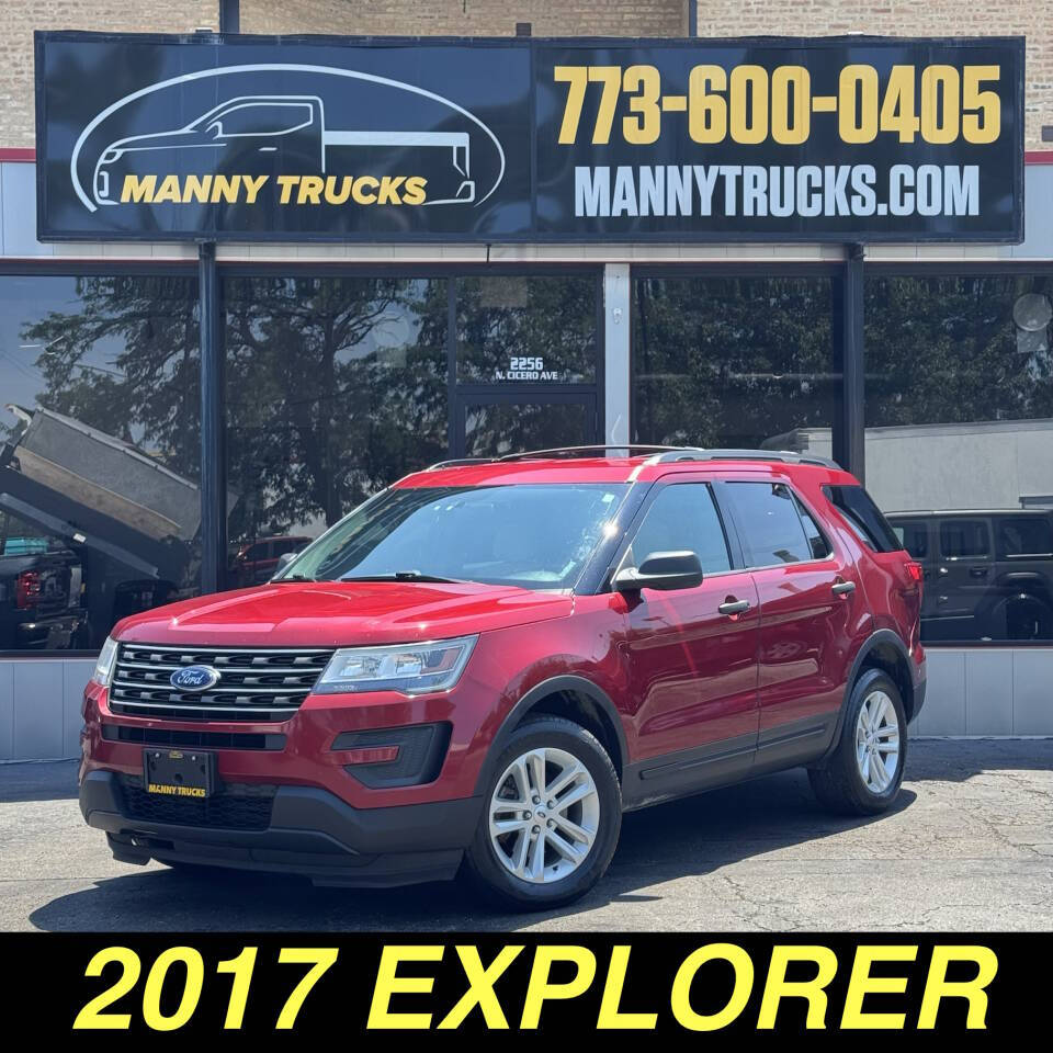 Red 2017 Ford Explorer Base AWD Base 4dr SUV 1