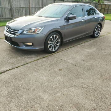 2015 Honda Accord for sale at MOTORSPORTS IMPORTS in Houston TX