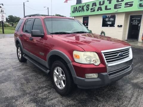 2006 Ford Explorer for sale at Jack's Auto Sales in Port Richey FL