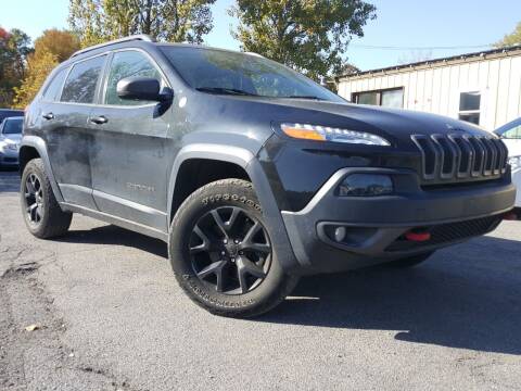 2015 Jeep Cherokee for sale at GLOVECARS.COM LLC in Johnstown NY