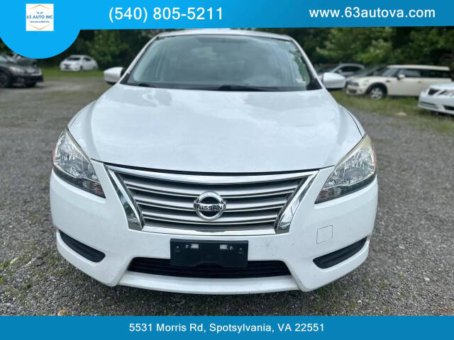 2014 Nissan Sentra for sale at 63 Auto Inc in Spotsylvania, VA