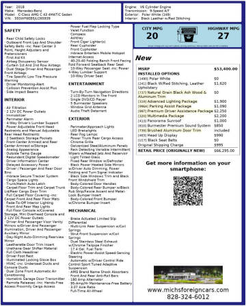 2018 Mercedes-Benz C-Class AMG C 43