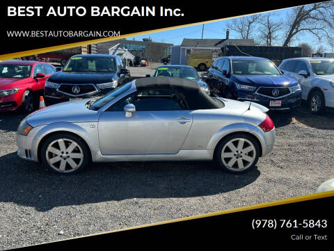 2005 Audi TT for sale at BEST AUTO BARGAIN inc. in Lowell MA