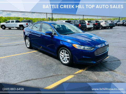 2016 Ford Fusion for sale at Battle Creek Hill Top Auto Sales in Battle Creek MI