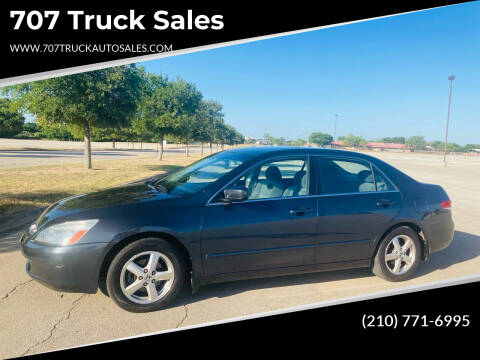 2003 Honda Accord for sale at 707 Truck Sales in San Antonio TX