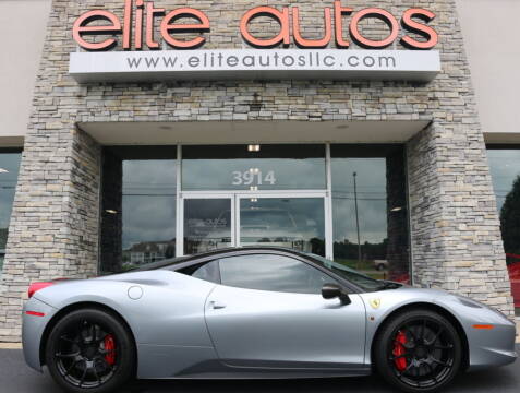 2012 Ferrari 458 Italia for sale at Elite Autos LLC in Jonesboro AR
