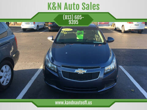 2014 Chevrolet Cruze for sale at K&N AUTO SALES in Tampa FL