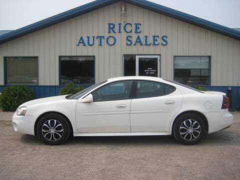 2004 Pontiac Grand Prix for sale at Rice Auto Sales in Rice MN