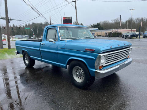 1967 Ford F250 Custom Cab 2WD for sale at MILLENNIUM MOTORS INC in Monroe WA