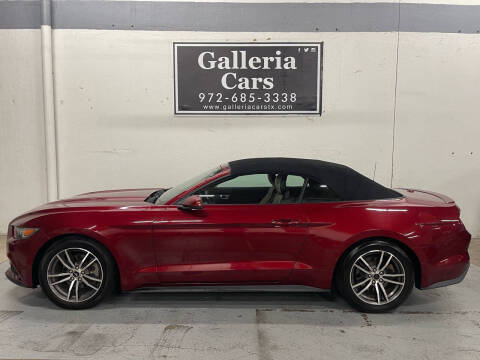 2017 Ford Mustang for sale at Galleria Cars in Dallas TX