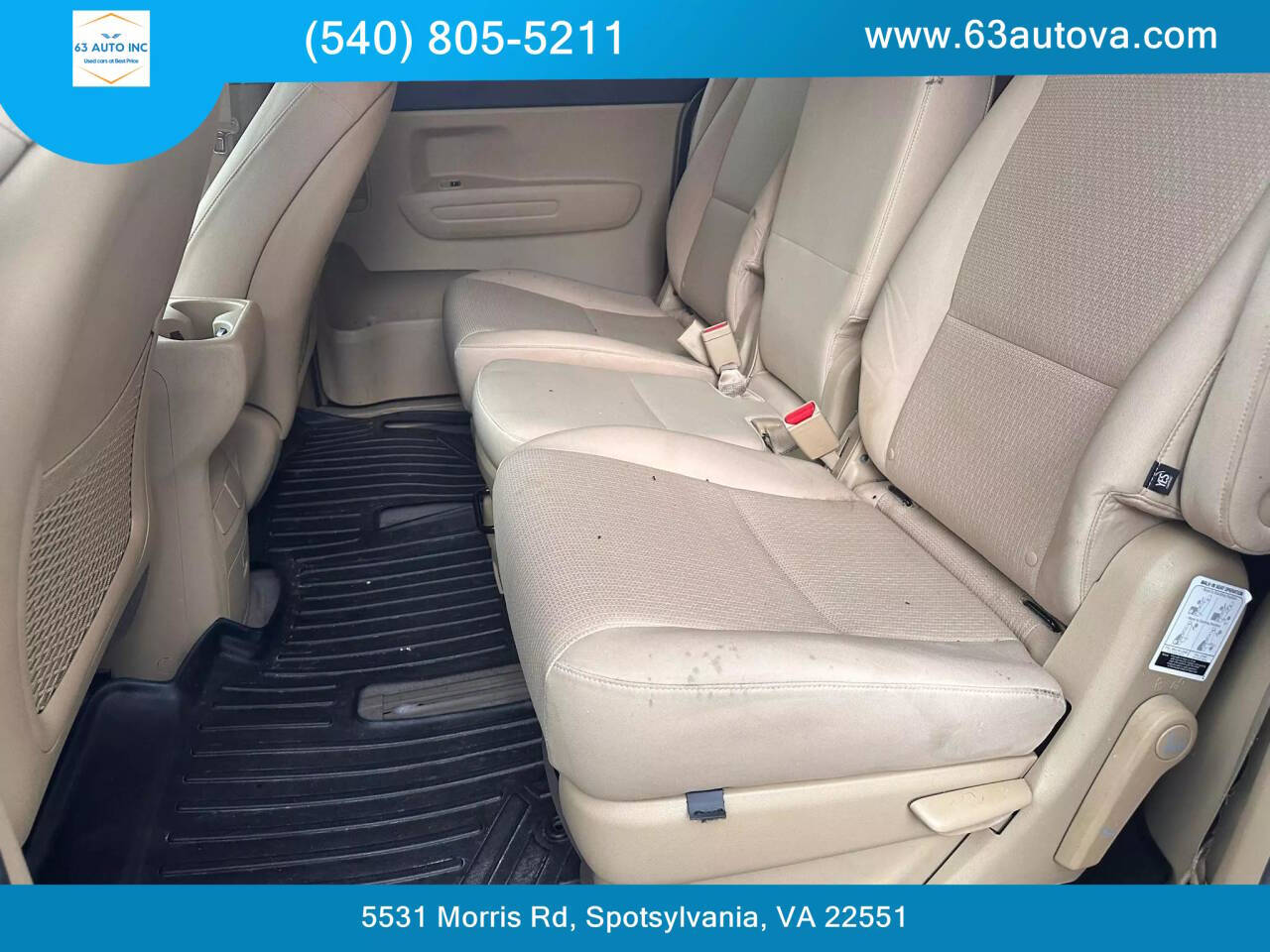 2016 Kia Sedona for sale at 63 Auto Inc in Spotsylvania, VA