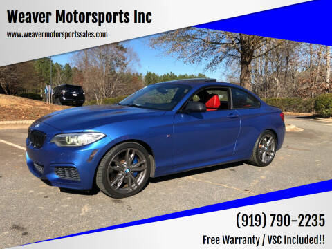2014 BMW 2 Series for sale at Weaver Motorsports Inc in Cary NC