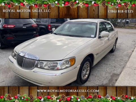 1999 Lincoln Town Car for sale at ROYAL MOTOR SALES LLC in Dover FL