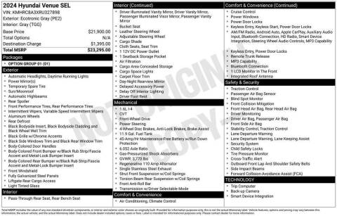 2024 Hyundai Venue SEL