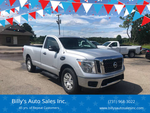 2017 Nissan Titan for sale at Billy's Auto Sales in Lexington TN