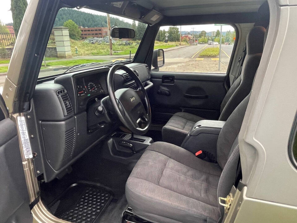 2004 Jeep Wrangler for sale at NW Classics Investments in West Linn, OR