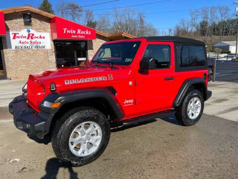 2021 Jeep Wrangler for sale at Twin Rocks Auto Sales LLC in Uniontown PA