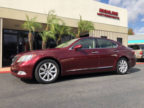 2008 Lexus LS 460 for sale at HIGH-LINE MOTOR SPORTS in Brea CA