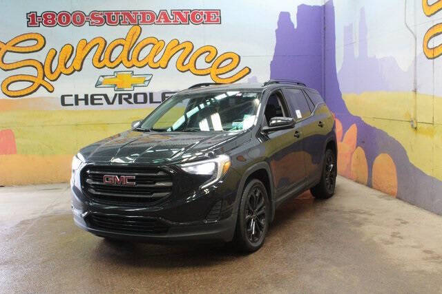 Used 2021 GMC Terrain SLE with VIN 3GKALTEV5ML332501 for sale in Grand Ledge, MI