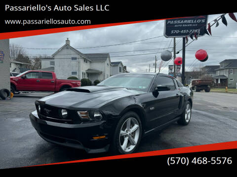 2011 Ford Mustang for sale at Passariello's Auto Sales LLC in Old Forge PA