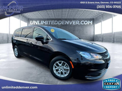 2018 Chrysler Pacifica for sale at Unlimited Auto Sales in Denver CO