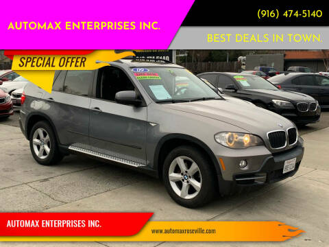 2009 BMW X5 for sale at AUTOMAX ENTERPRISES INC. in Roseville CA