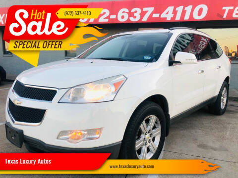 2012 Chevrolet Traverse for sale at Texas Luxury Auto in Cedar Hill TX