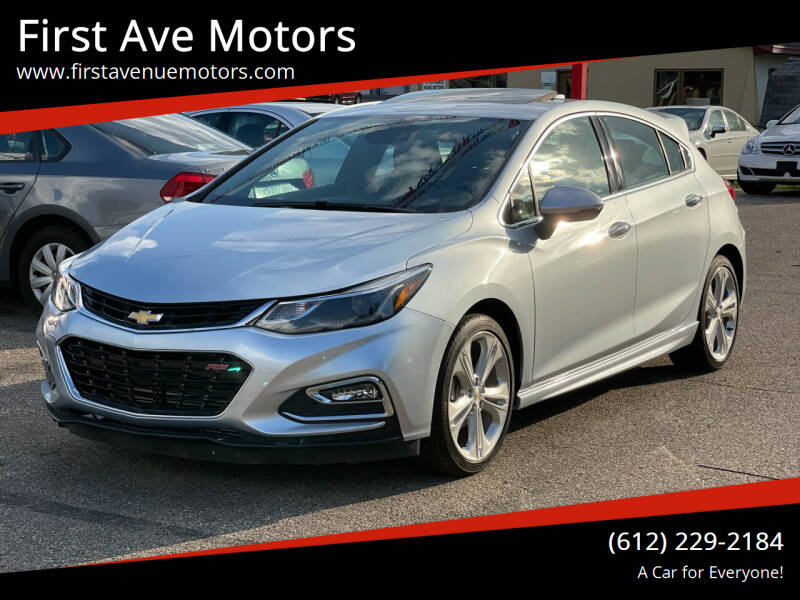 2017 Chevrolet Cruze for sale at First Ave Motors in Shakopee MN
