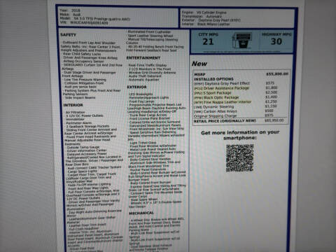 2018 Audi S4 3.0T quattro Prestige