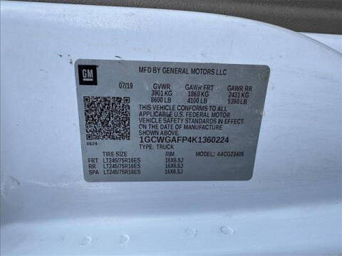 2019 Chevrolet Express 2500