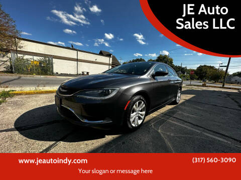 2015 Chrysler 200 for sale at JE Auto Sales LLC in Indianapolis IN