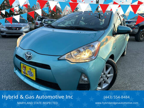 2014 Toyota Prius c for sale at Hybrid & Gas Automotive Inc in Aberdeen MD