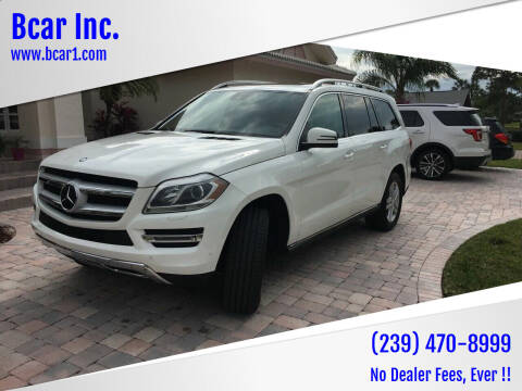 2014 Mercedes-Benz GL-Class for sale at Bcar Inc. in Fort Myers FL