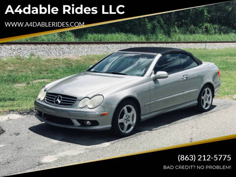 2005 Mercedes-Benz CLK for sale at A4dable Rides LLC in Haines City FL