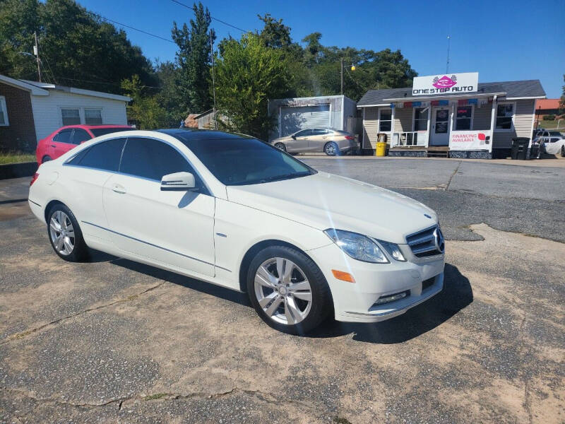 2012 Mercedes-Benz E-Class for sale at One Stop Auto Group in Anderson SC