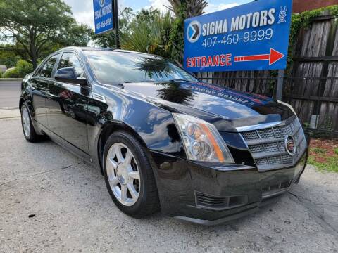 2008 Cadillac CTS for sale at SIGMA MOTORS USA in Orlando FL