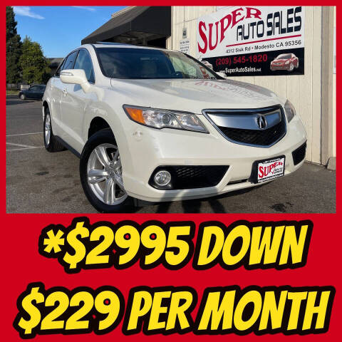 2013 Acura RDX for sale at Super Auto Sales Modesto in Modesto, CA