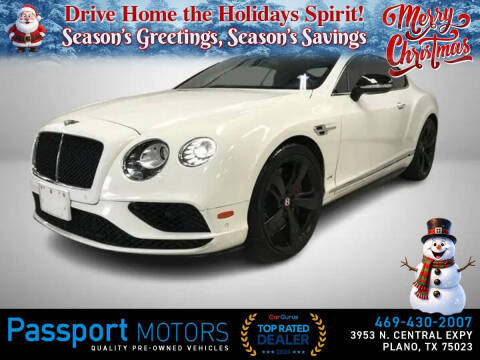 2016 Bentley Continental GT V8 S