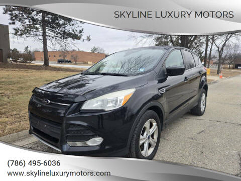 2013 Ford Escape for sale at Skyline Luxury Motors in Buffalo Grove IL