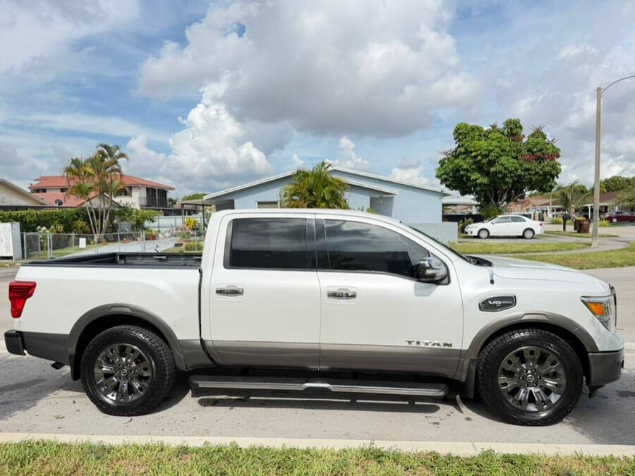 White 2017 Nissan Titan Platinum Reserve 4x2 Platinum Reserve 4dr Crew Cab 2